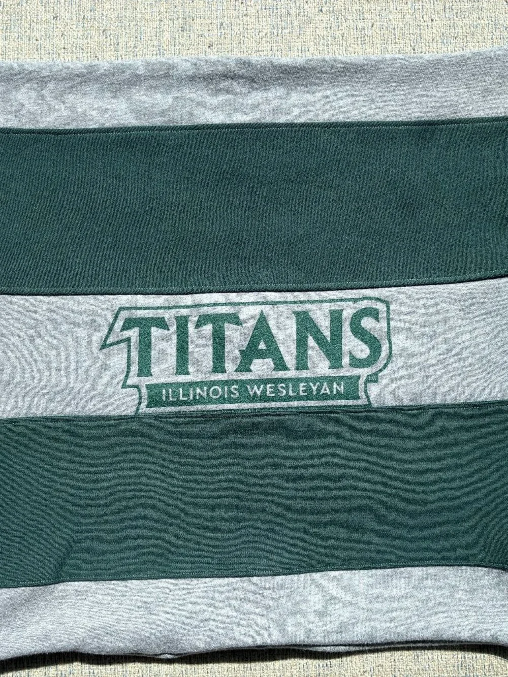 Illinois Wesleyan University reworked sweatshirt throw pillow cover dorm decor